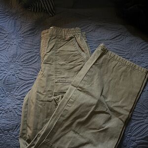 Vanilla Star Women's Cargo Jeans in Tan